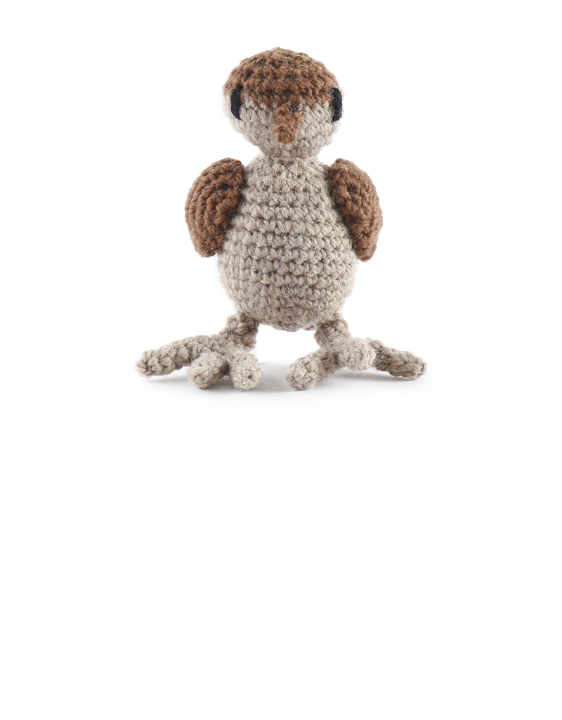 toft ed's animal mini sparrow amigurumi crochet